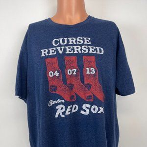 Homage Boston Red Sox Curse Reversed T Shirt MLB Baseball Size XL